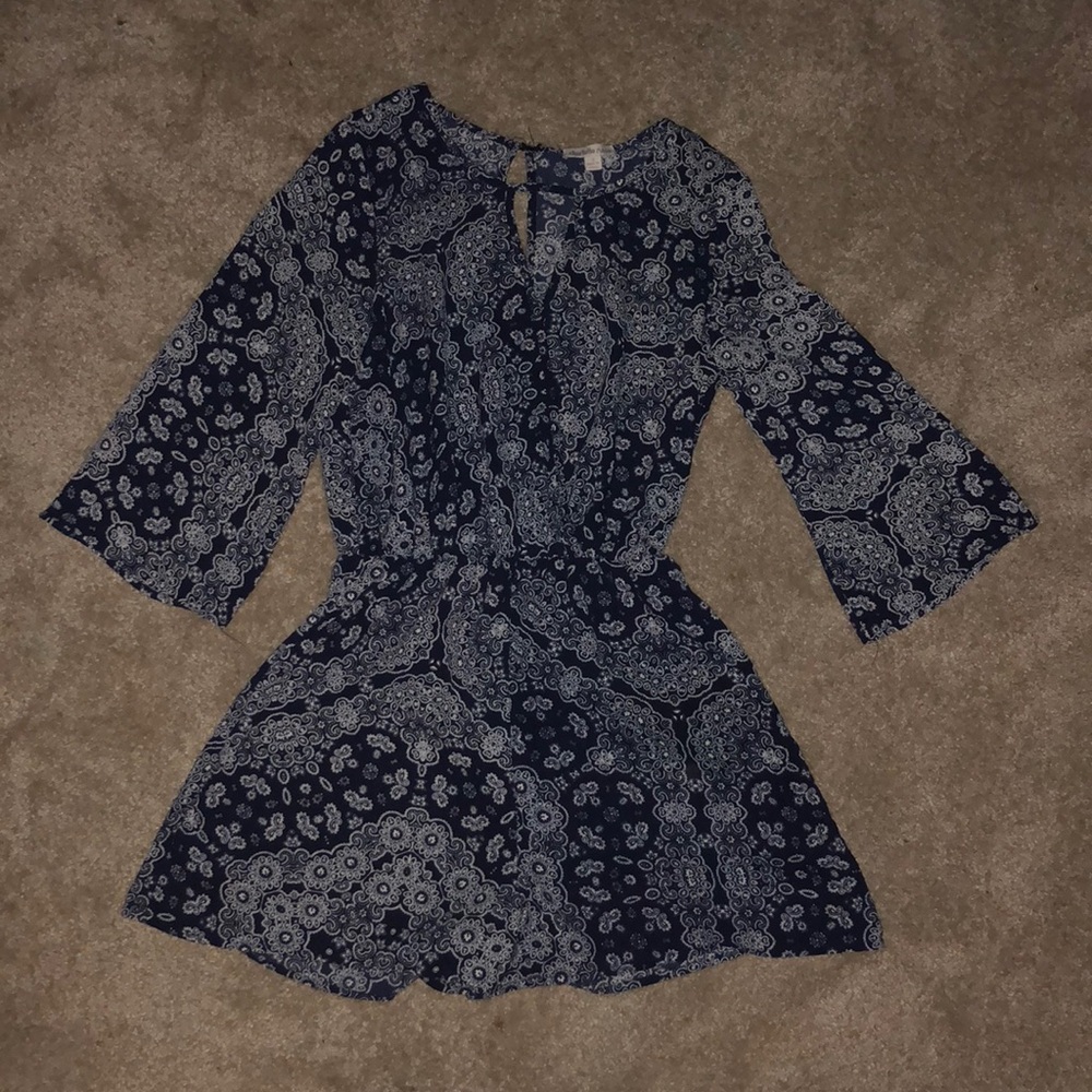 Navy romper